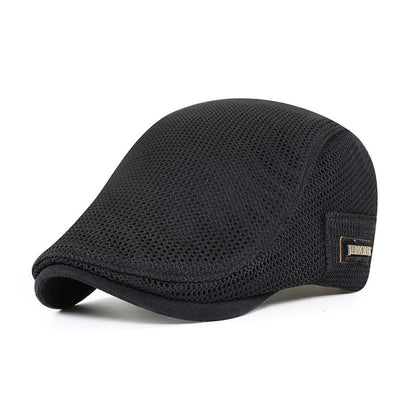 Newsboy Cap Breathable Mesh 100% Cotton Adjustable Band