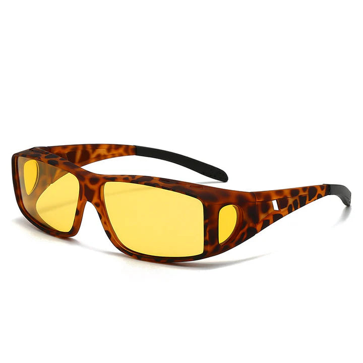 Night Driving Overglasses Polarized Yellow Fits Over Prescription Glasses