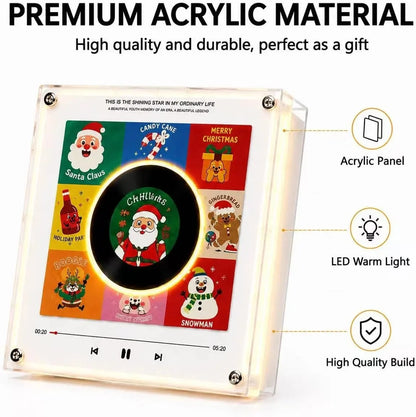 Night Light Magnetic Rotating Vinyl Record NFC-Activated