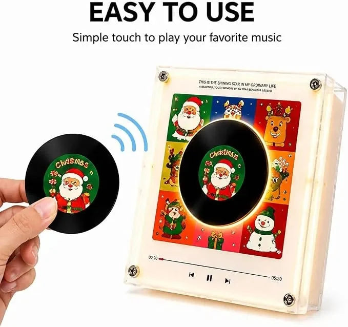 Night Light Magnetic Rotating Vinyl Record NFC-Activated