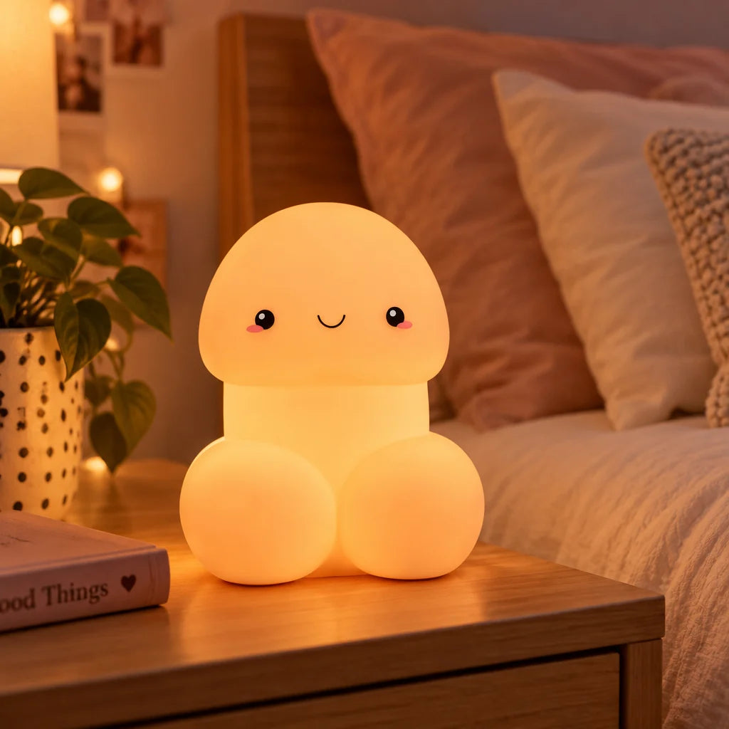 Night Light Playful Sculpted Design Gentle Ambient Glow