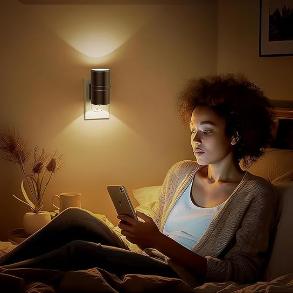 Night Light Plug-In Automatic Sensor & Adjustable Warm Glow