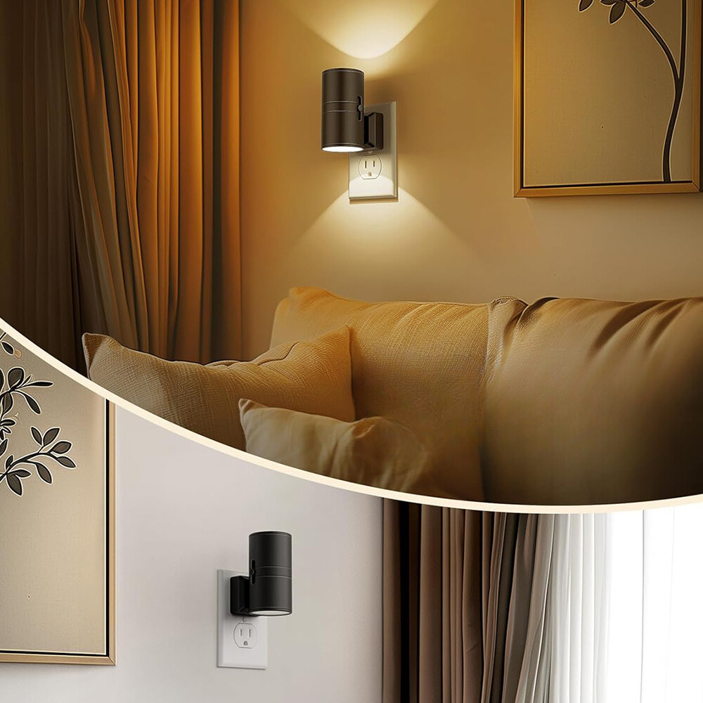 Night Light Plug-In Automatic Sensor & Adjustable Warm Glow