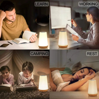 Night Light Rechargeable Dimmable Touch & Remote Control