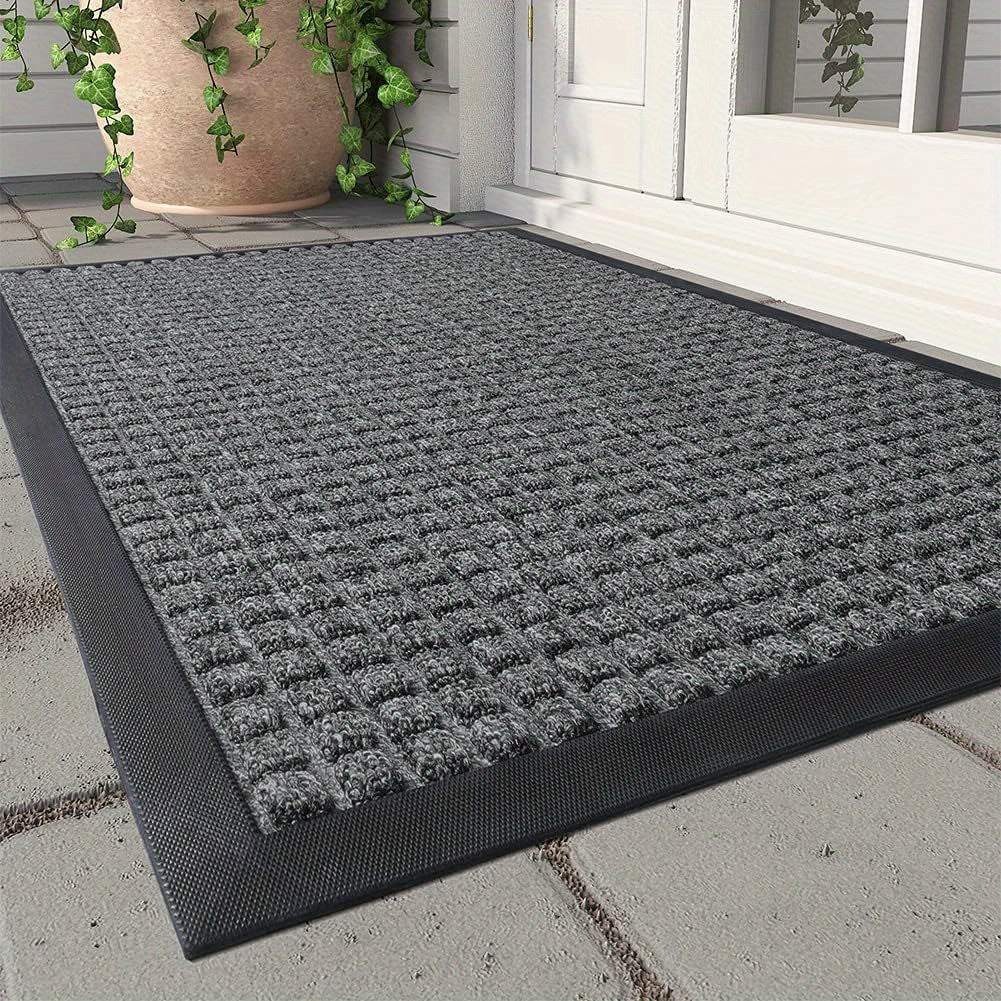 Non-Slip Weatherproof Doormat for Indoor and Outdoor Use – StepSure Dirt-Free Walk Mat