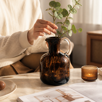 Clear Nordic Glass Tabletop Vase
