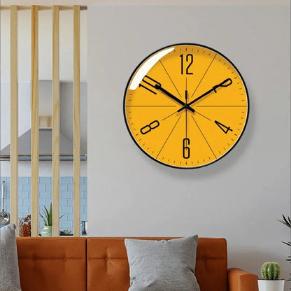 Nordic Minimalist Wall Clock – Quiet Style with Husk Details