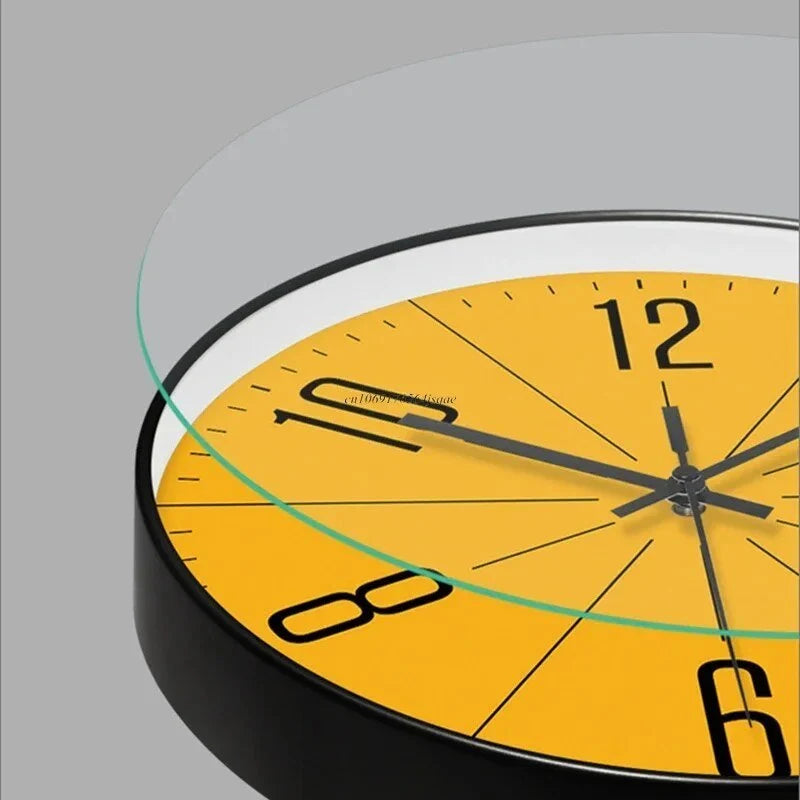 Nordic Minimalist Wall Clock – Quiet Style with Husk Details