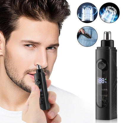 Nose & Ear Trimmer USB Rechargeable Waterproof LED Indicator