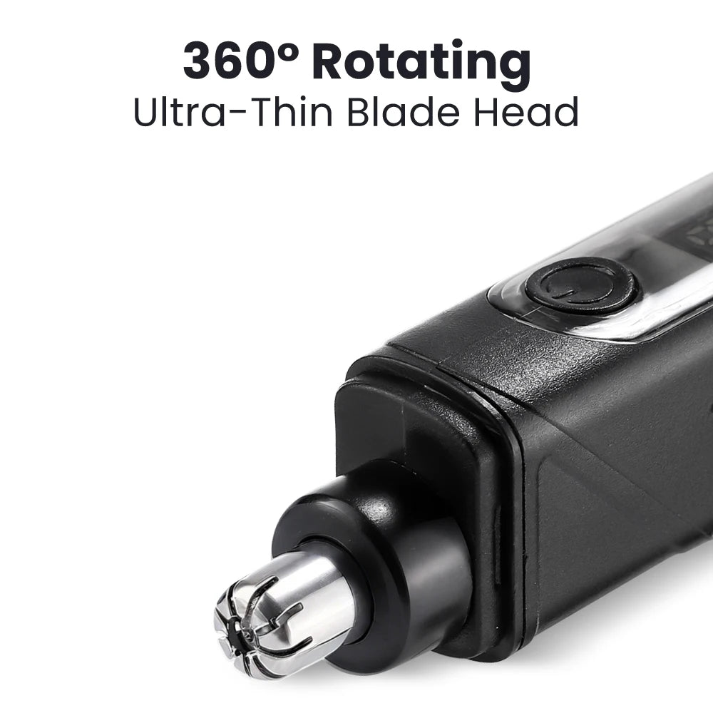 Nose & Ear Trimmer USB Rechargeable Waterproof LED Indicator