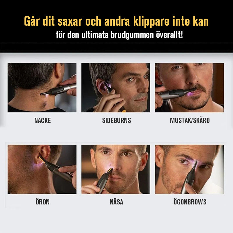 Nose & Ear Trimmer Ultra-Thin Head Stainless Steel Blades