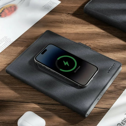 Notebook Wireless Charging A5 PU Leather Cover