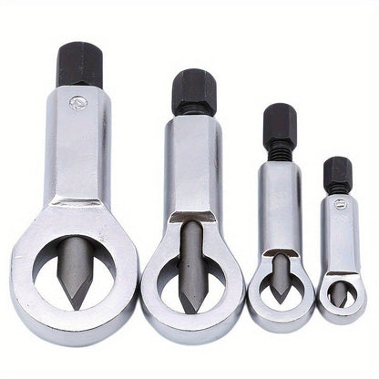 Nut Splitter Set Manual Hardened Wedge Set of 4