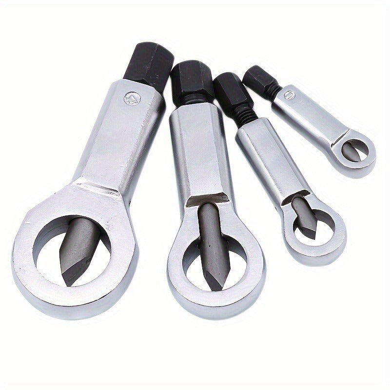 Nut Splitter Set Manual Hardened Wedge Set of 4