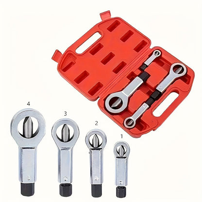 Nut Splitter Set Manual Hardened Wedge Set of 4