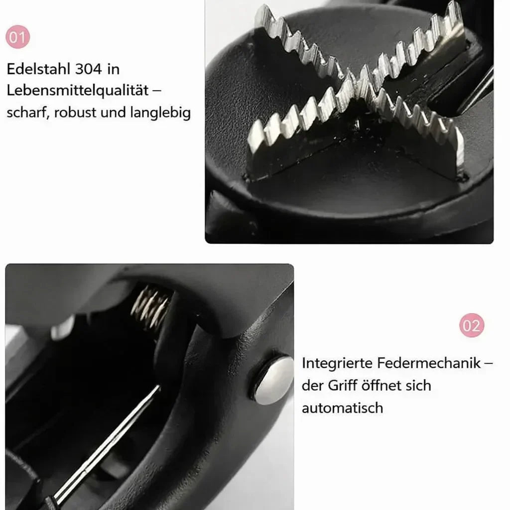 Nutcracker Stainless Steel Non-Slip Cross Handle