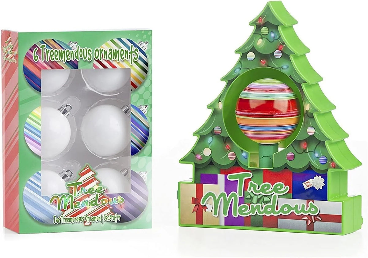 Ornament Decorating Kit Motorized Spinning With Lights & Music