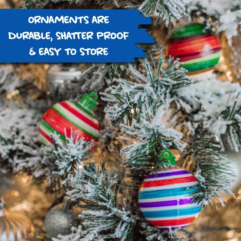 Ornament Decorating Kit Motorized Spinning With Lights & Music