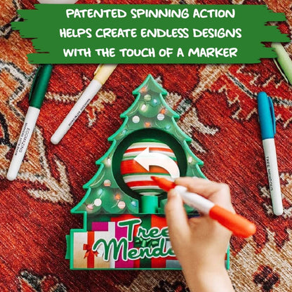 Ornament Decorating Kit Motorized Spinning With Lights & Music