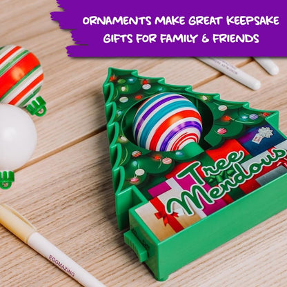 Ornament Decorating Kit Motorized Spinning With Lights & Music