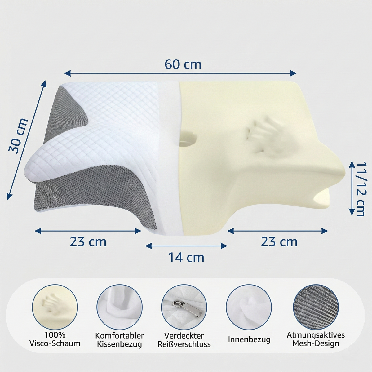 Orthopedic Neck Pillow Butterfly Shape Memory Foam