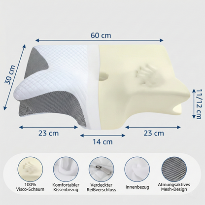 Orthopedic Neck Pillow Butterfly Shape Memory Foam