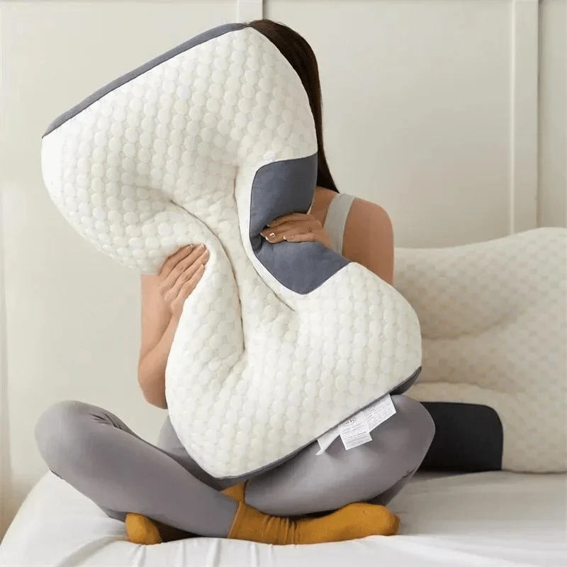 Orthopedic Pillow Contoured Neck Support Removable Washable Cover