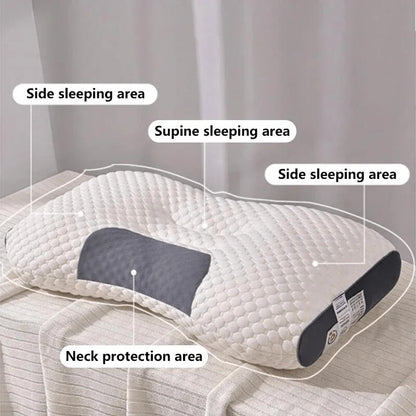 Orthopedic Pillow Contoured Neck Support Removable Washable Cover