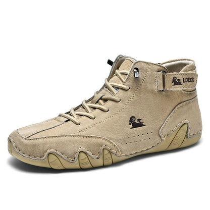 Orthopedic Shoes Waterproof Breathable Slip-Resistant Leather Upper
