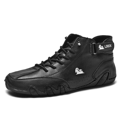 Orthopedic Shoes Waterproof Breathable Slip-Resistant Leather Upper