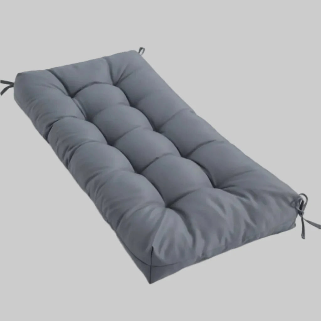 Outdoor Bench Cushion Quilted Weather-Resistant Breathable Fabric