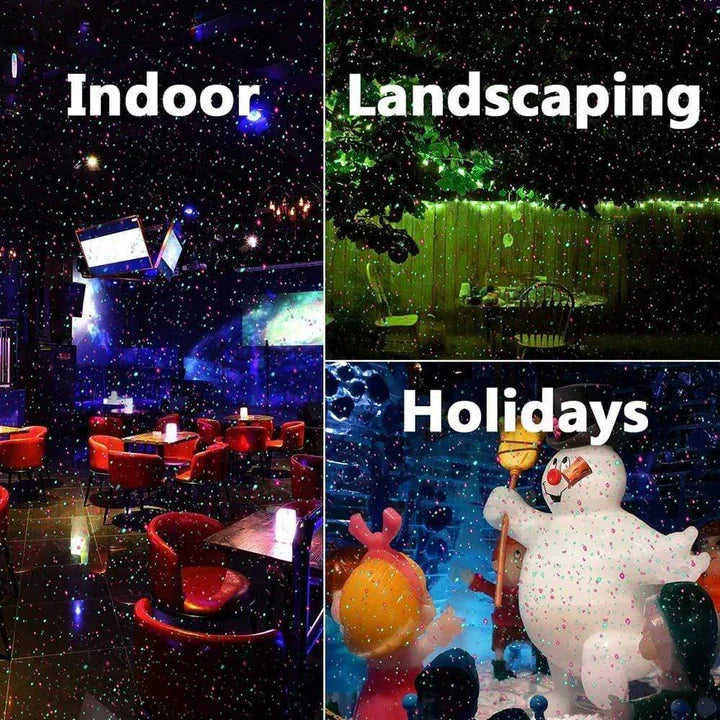 Outdoor Christmas Projector Weather-Resistant Moving Patterns