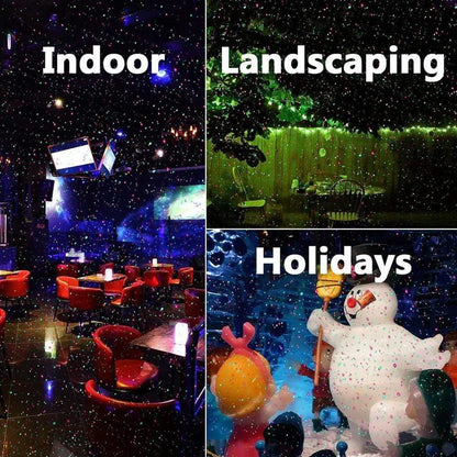 Outdoor Christmas Projector Weather-Resistant Moving Patterns