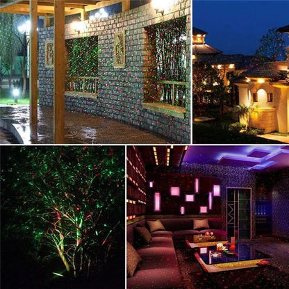 Outdoor Christmas Projector Weather-Resistant Moving Patterns