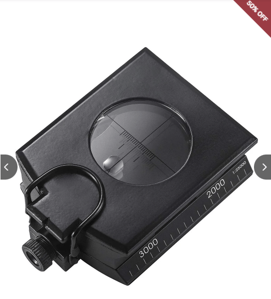 Outdoor Compass Integrated Clinometer Illuminated Dial