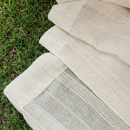 Outdoor Curtain Panels Light-Filtering Linen Look