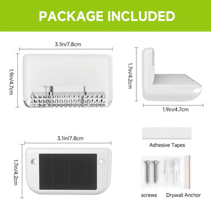 Outdoor Fence Lights Solar-Powered Waterproof Set of 8