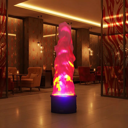 Outdoor Flame Lamp Realistic LED Rechargeable & Mains Power
