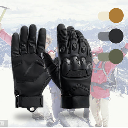 Outdoor Gloves Microfiber Palm Anti-Slip Reinforced Knuckles