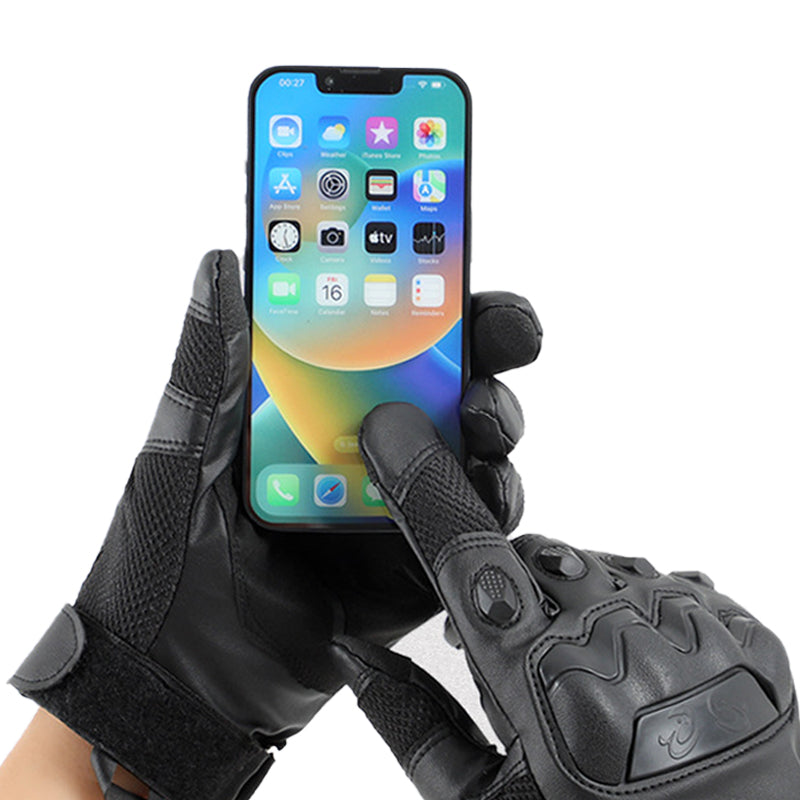 Outdoor Gloves Microfiber Palm Anti-Slip Reinforced Knuckles