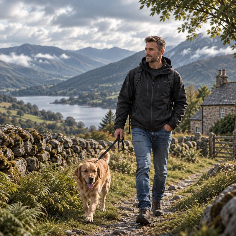 Outdoor Jacket Windproof Water-Resistant Insulated
