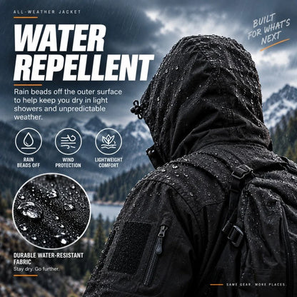Outdoor Jacket Windproof Water-Resistant Insulated