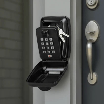 Outdoor Key Safe Weatherproof Zinc Alloy Mounting Kit Included