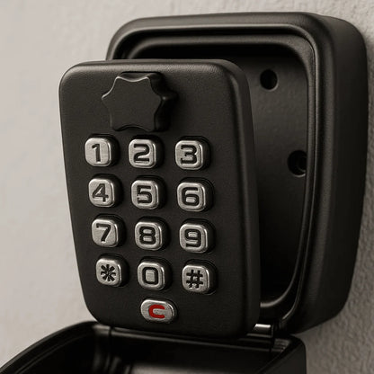 Outdoor Key Safe Weatherproof Zinc Alloy Mounting Kit Included