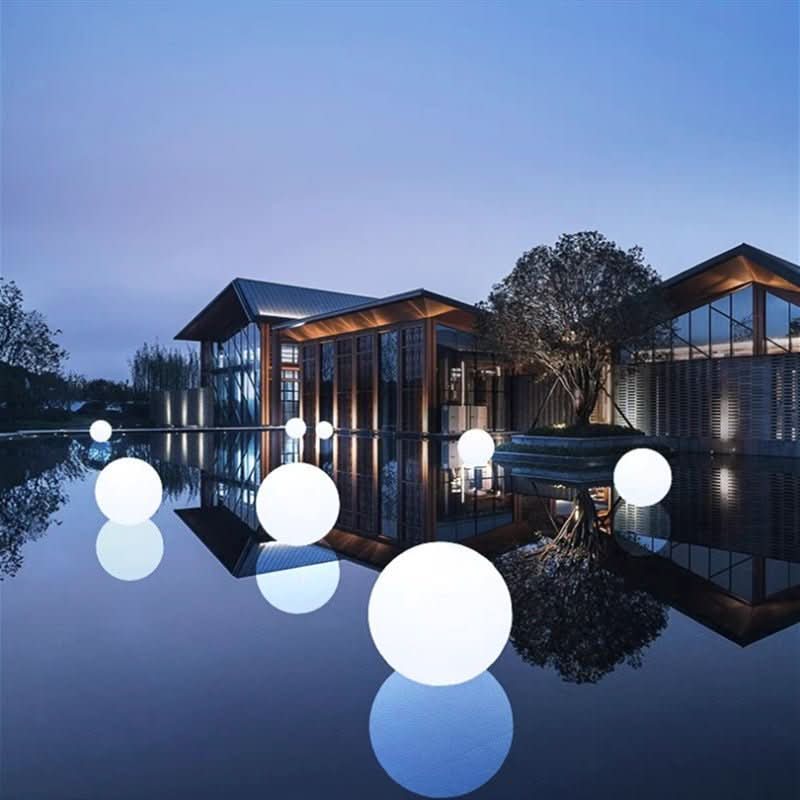 Outdoor LED Globe Light 16-Color Remote Rechargeable Waterproof