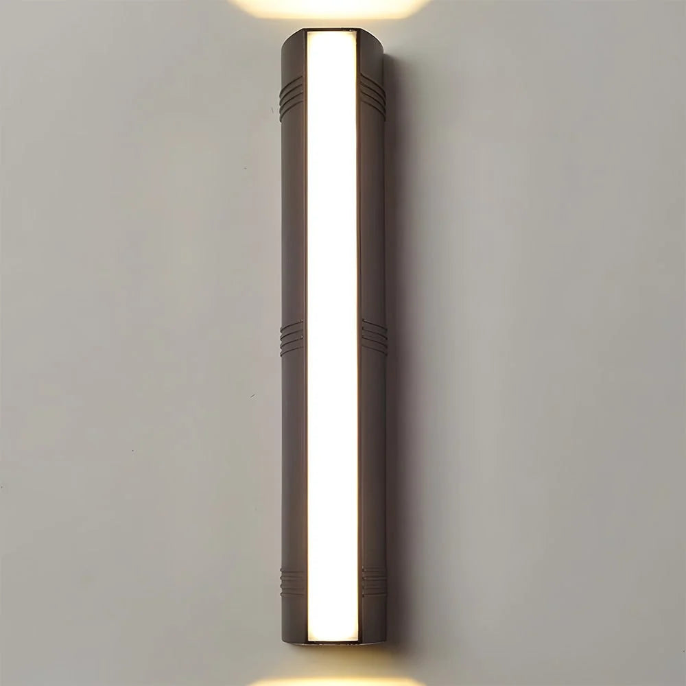 Outdoor LED Wall Sconce Up & Down Weather-Resistant Matte Black