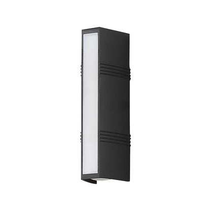 Outdoor LED Wall Sconce Up & Down Weather-Resistant Matte Black
