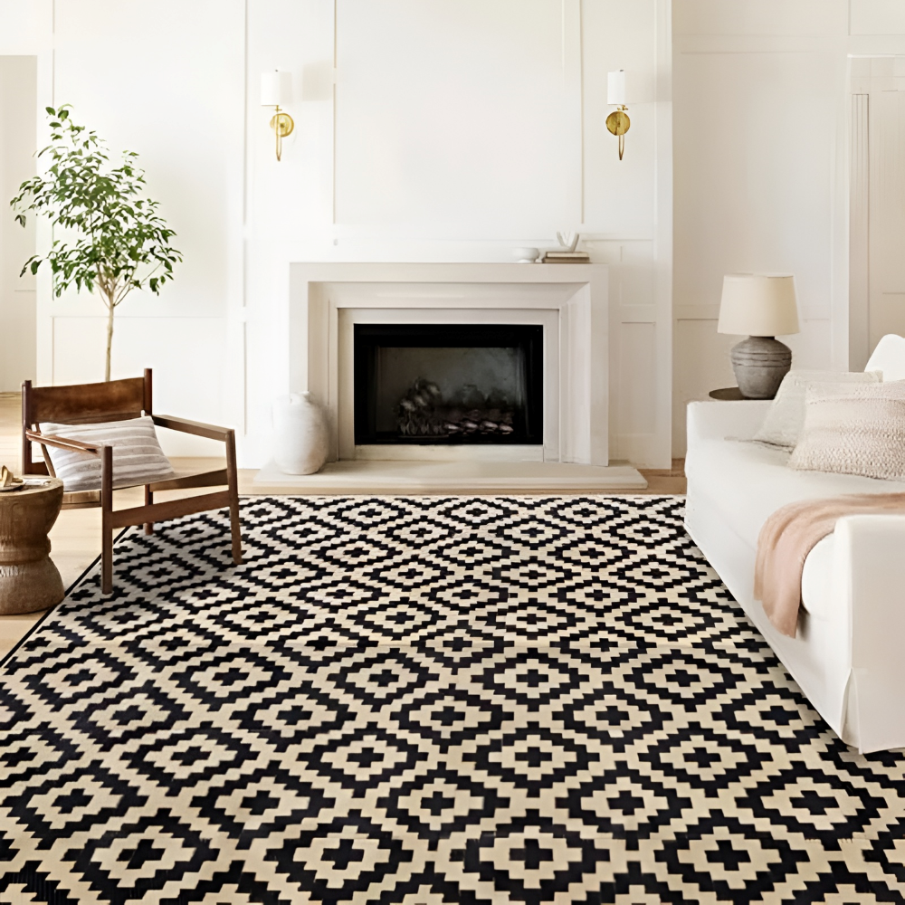 Outdoor Rug Reversible Non-Slip Water-Repellent