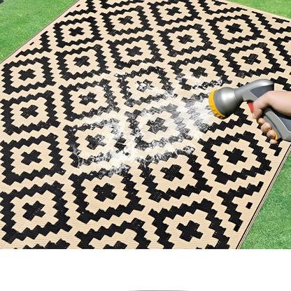 Outdoor Rug Reversible Non-Slip Water-Repellent