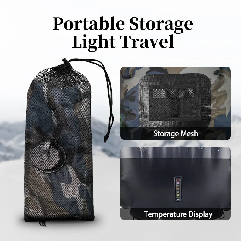 Outdoor Solar Shower 5.3 Gallon Detachable Hose